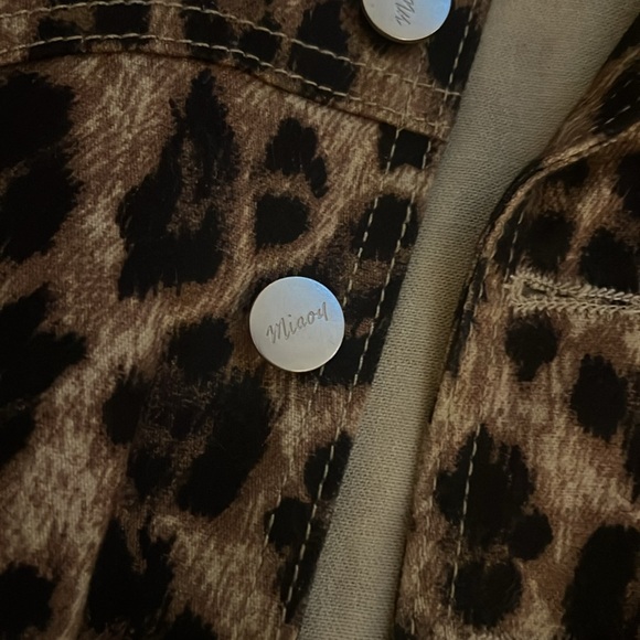 Miaou Leopard Jacket Sz XS - Picture 5 of 7